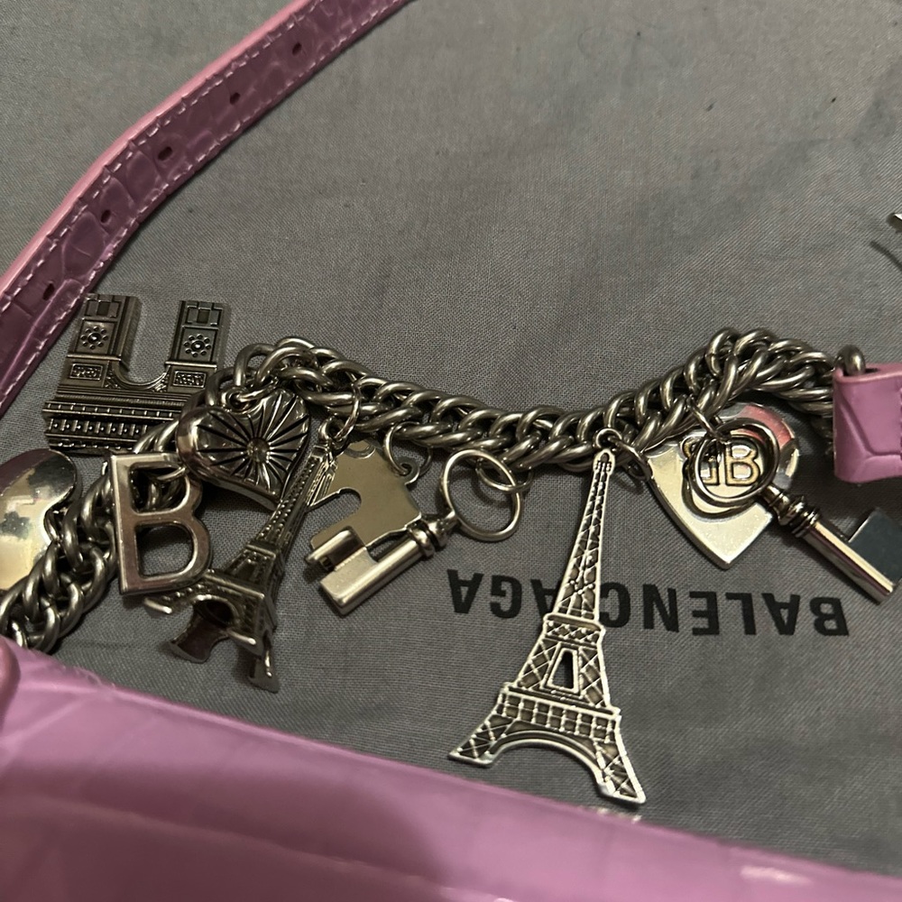 Balenciaga Souvenir XXS Bag in Shiny Crocodile Embossed Calfskin - Picture 2 of 2